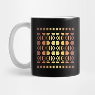 “Dimensional Fence” - V.5 Brown - (Geometric Art) (Dimensions) - Doc Labs Mug